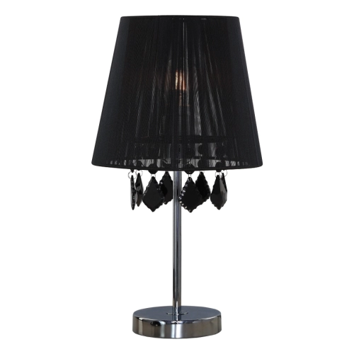 Lampa stołowa MONA czarna 1x60W E27 Light Prestige